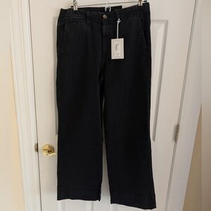 NWT AG Jeans Allegra Cadet jean, black, size 28